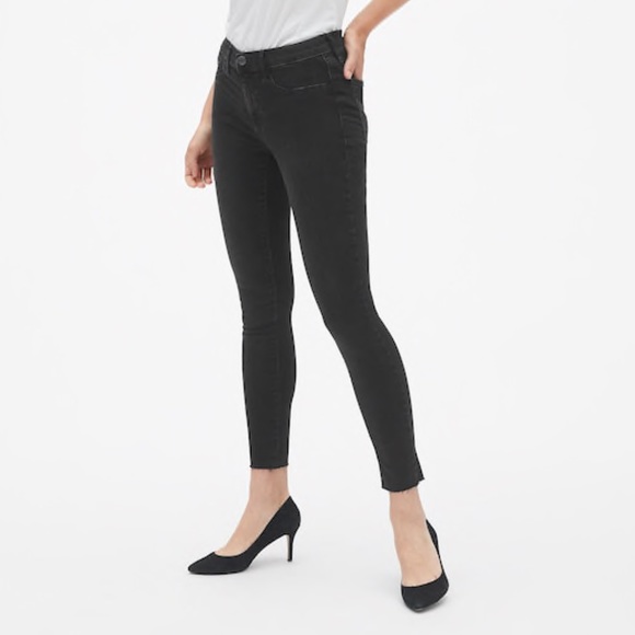 gap mid rise favorite ankle jeggings